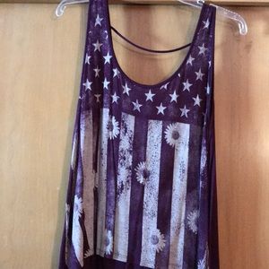 American Flag tank